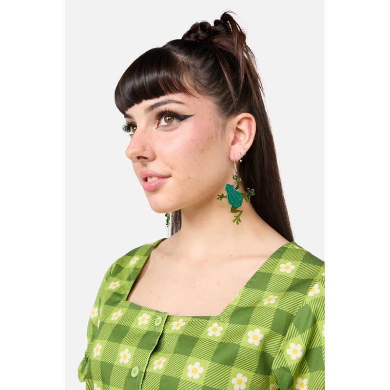 Frog Drop Earrings