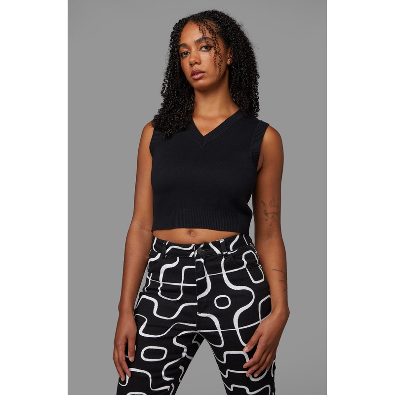 Haunted Bloom Knit Vest