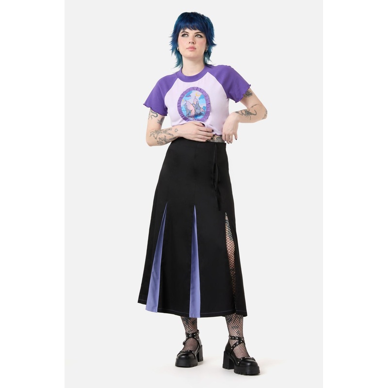 Moon Time Pleated Skirt