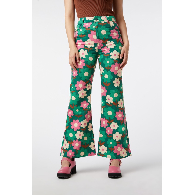 Renee Floral Flare Jean