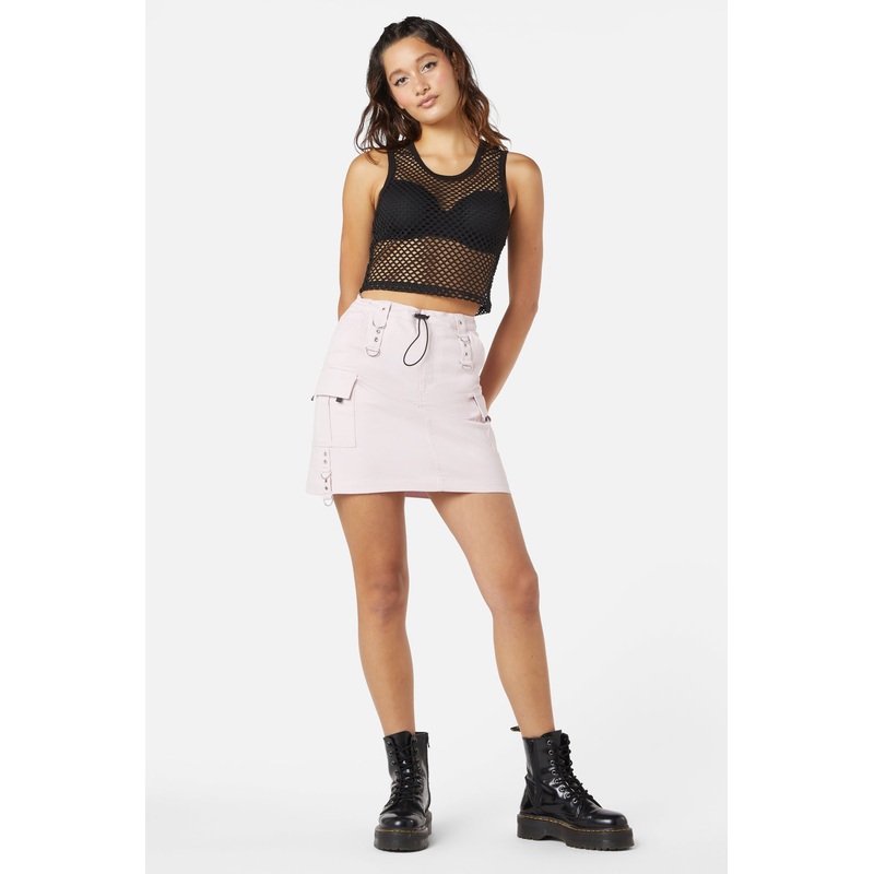 Wounded Wide Mesh Tank