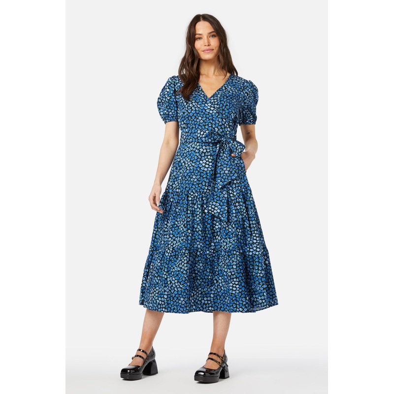 Bessie Midi Wrap Dress