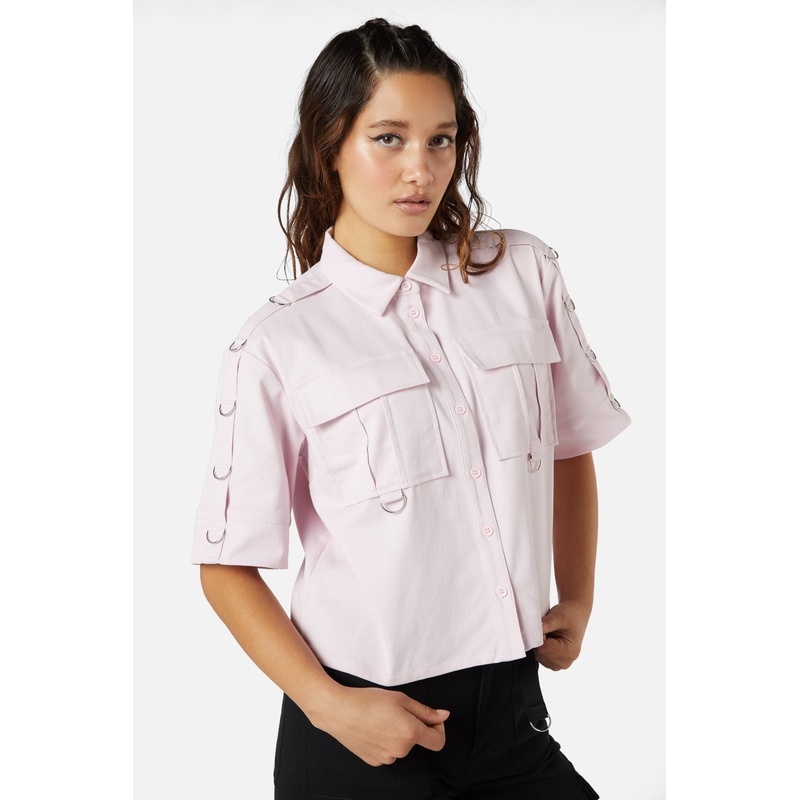 Jagger O-Ring Crop Blouse