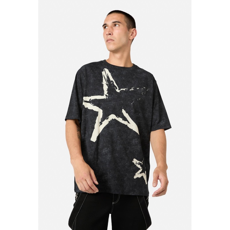 Nevermind Acid Wash Tee