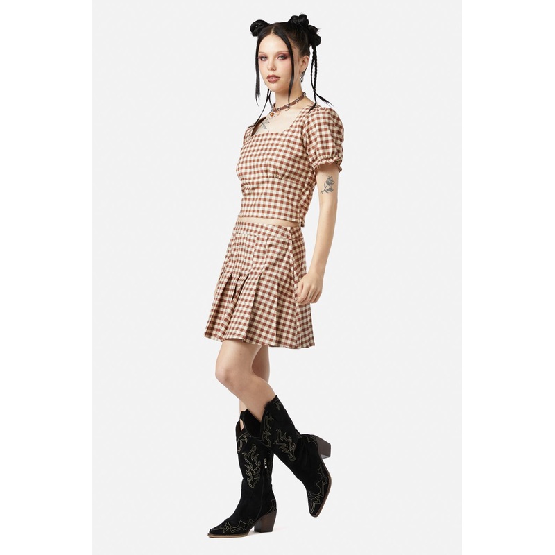 Saloon Gingham Skirt