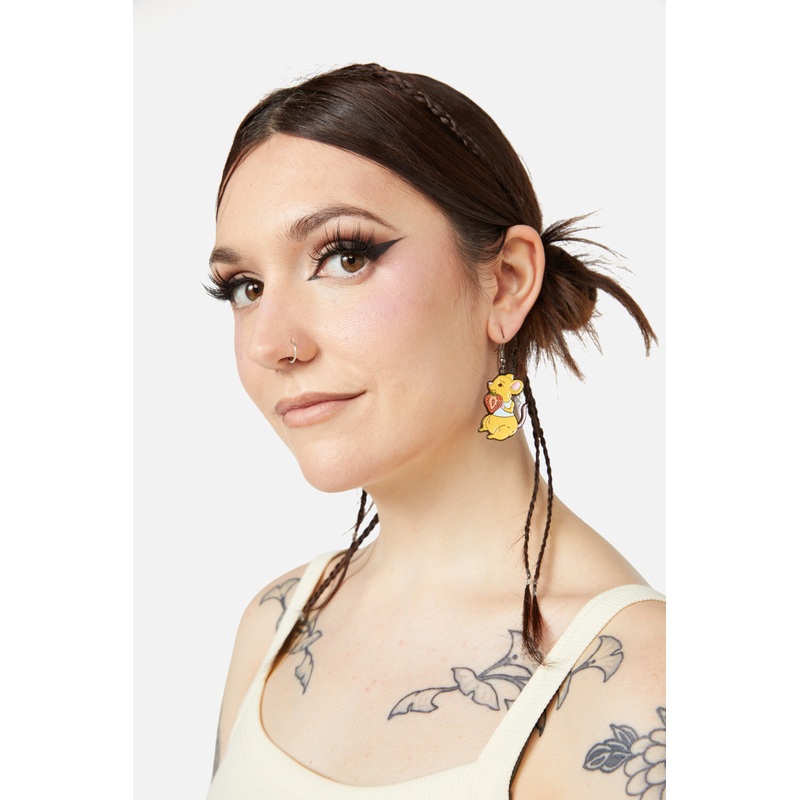 Strawberry Mouse Earrings