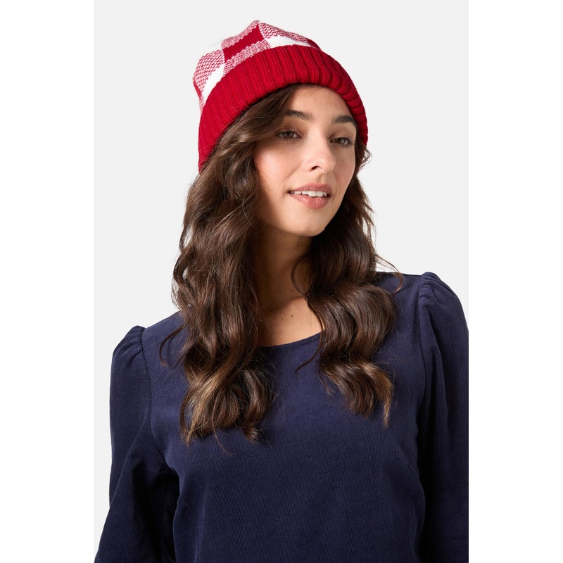 Classic Gingham Beanie