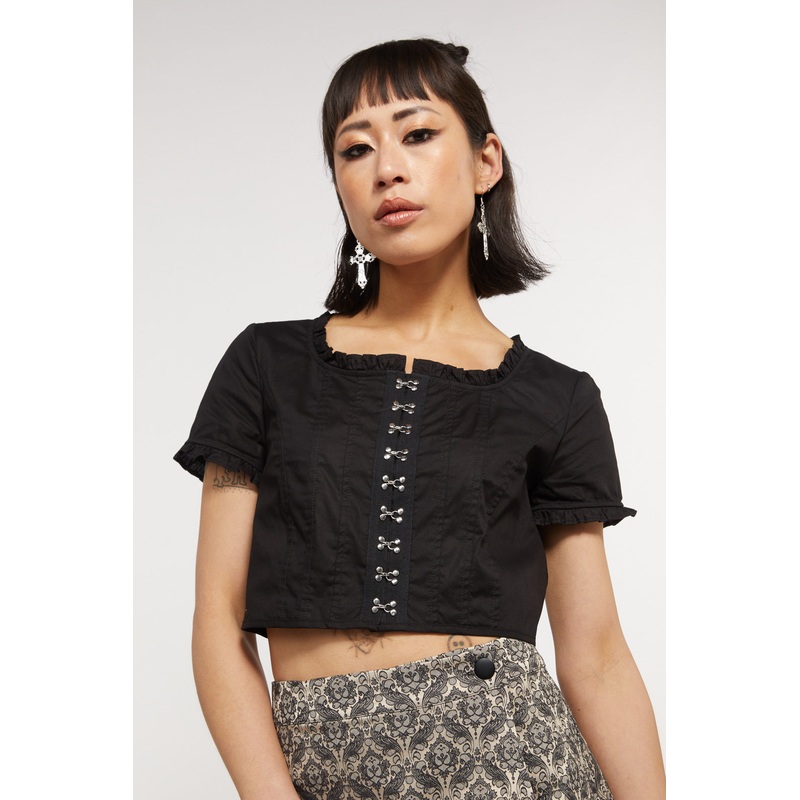 Gothic Secrets Crop Blouse