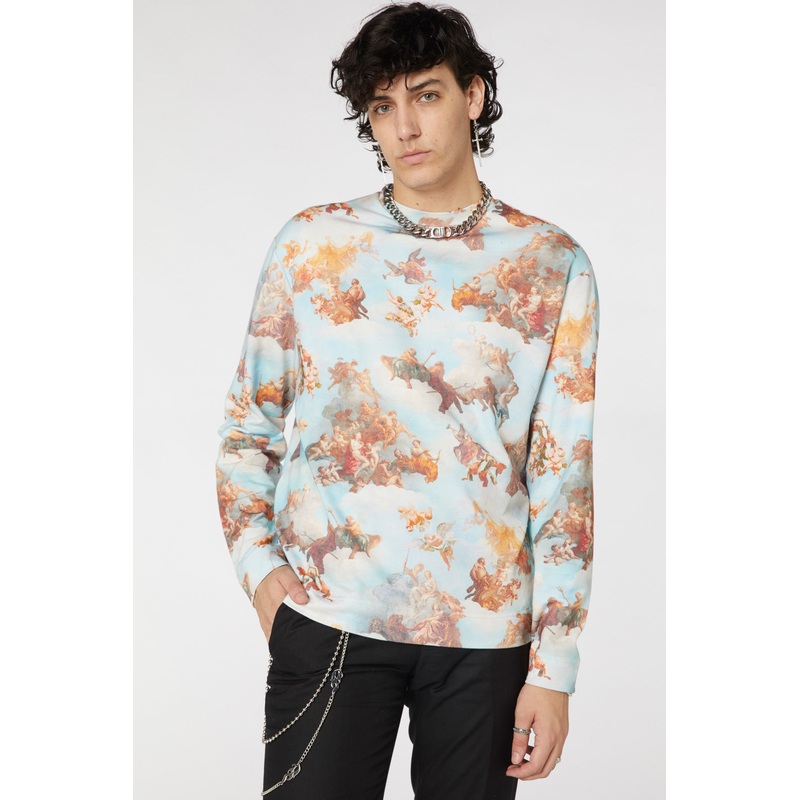 Printed Art Mural Sweater