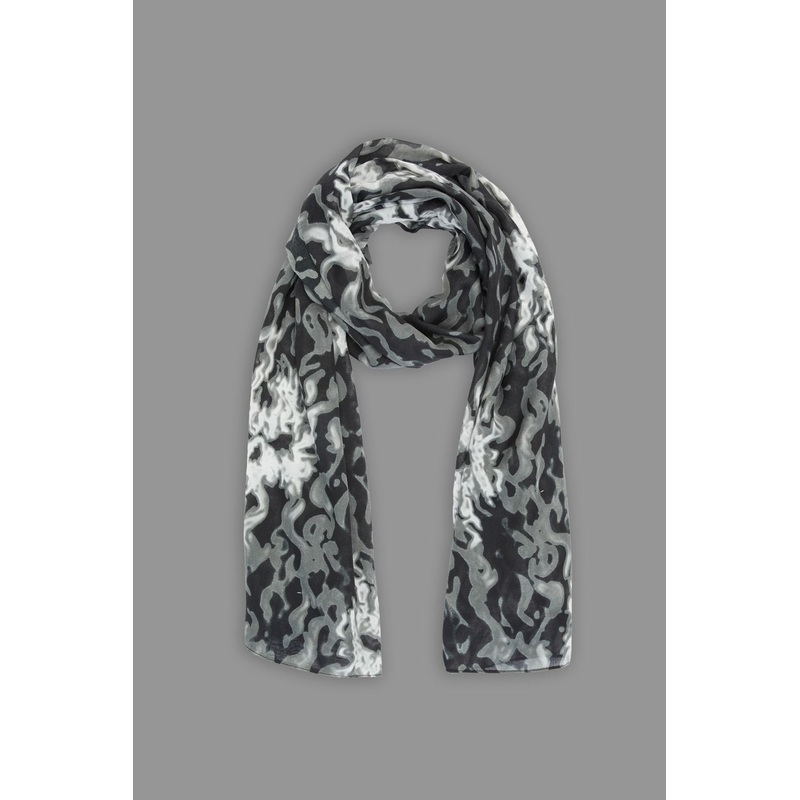 Smoking Skulls Long Scarf