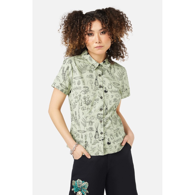 Sprouted Flora Blouse
