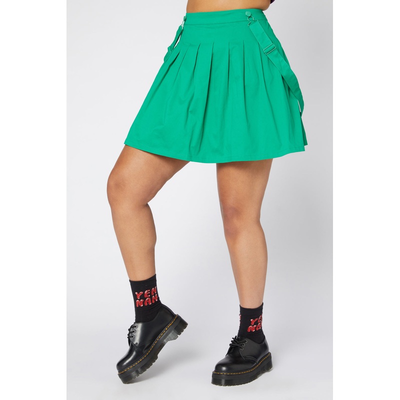 Time Out Pleated Twill Pinny