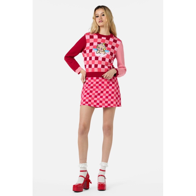 Valentynes Contrast Knit