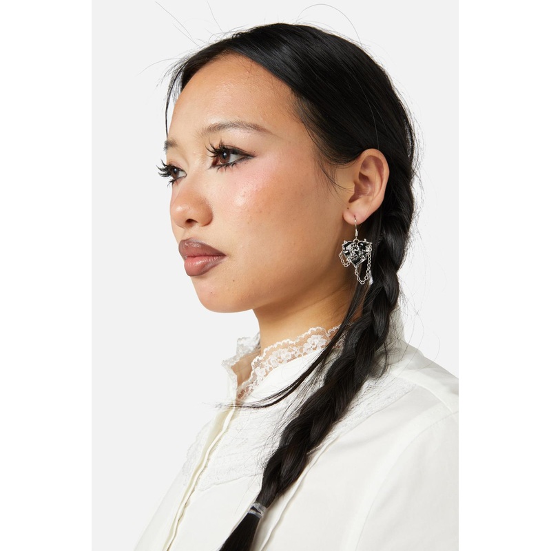 Butterfly Heart Earrings