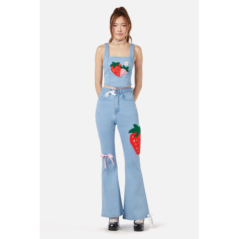 Crush On U Denim Flares