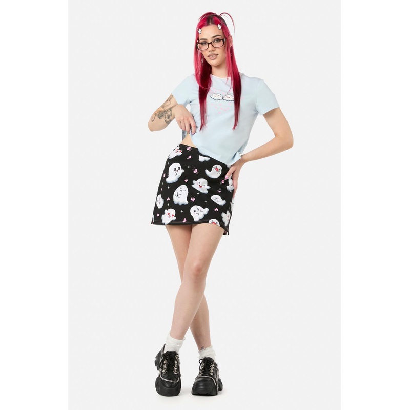 Ghostie Print Skort
