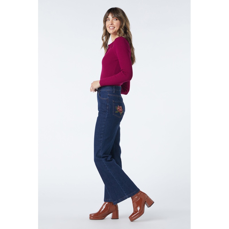Josie Embroidered Jean