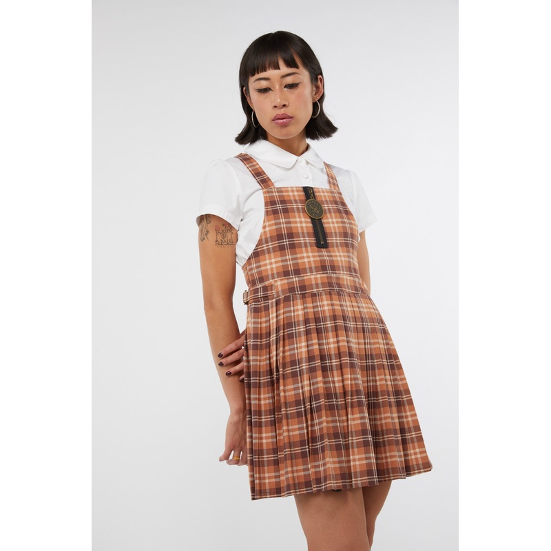 Looking Glass Tartan Pinafore
