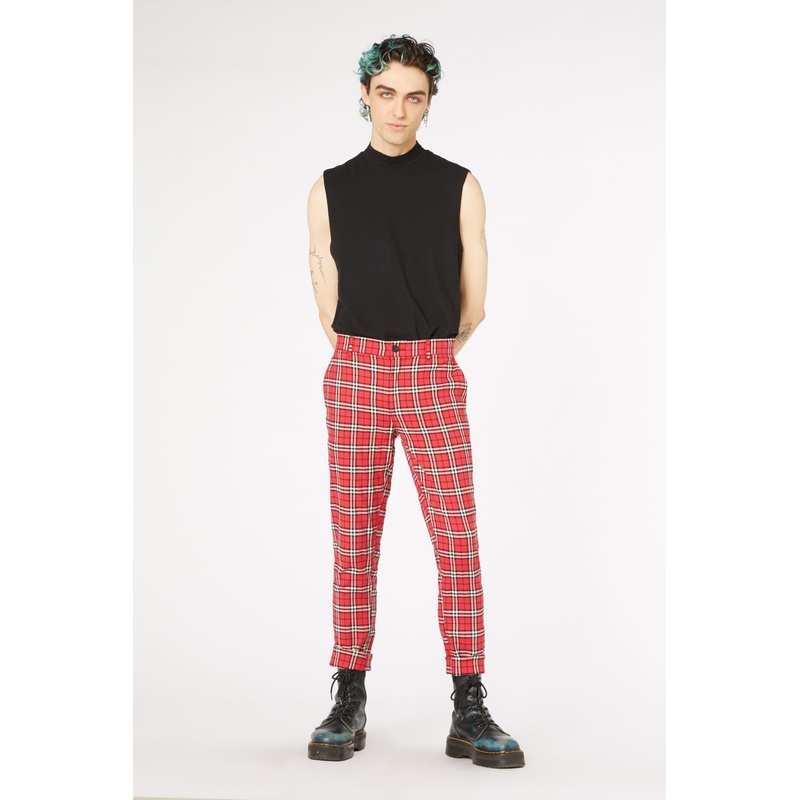 Nah Tartan Cotton Twill Pant
