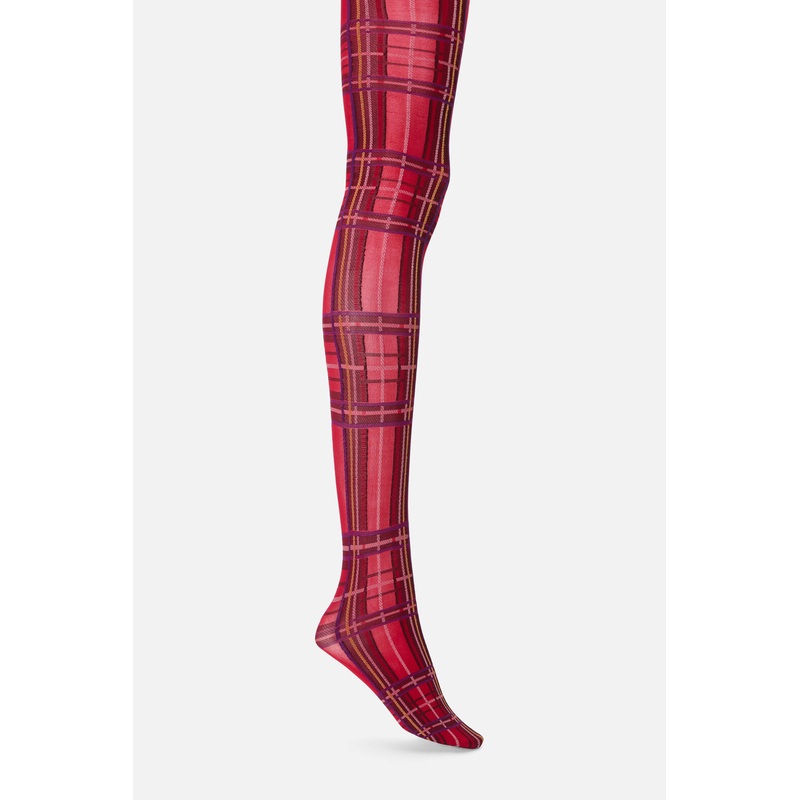 Red Tartan Tights