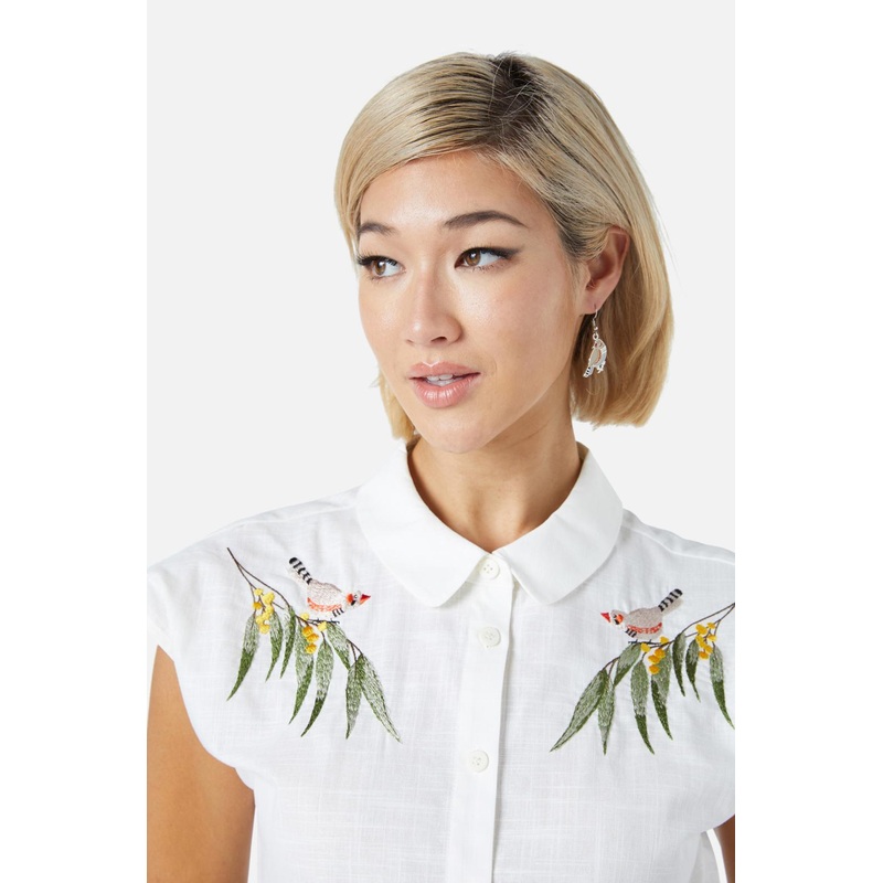 Zebra Finch Earrings