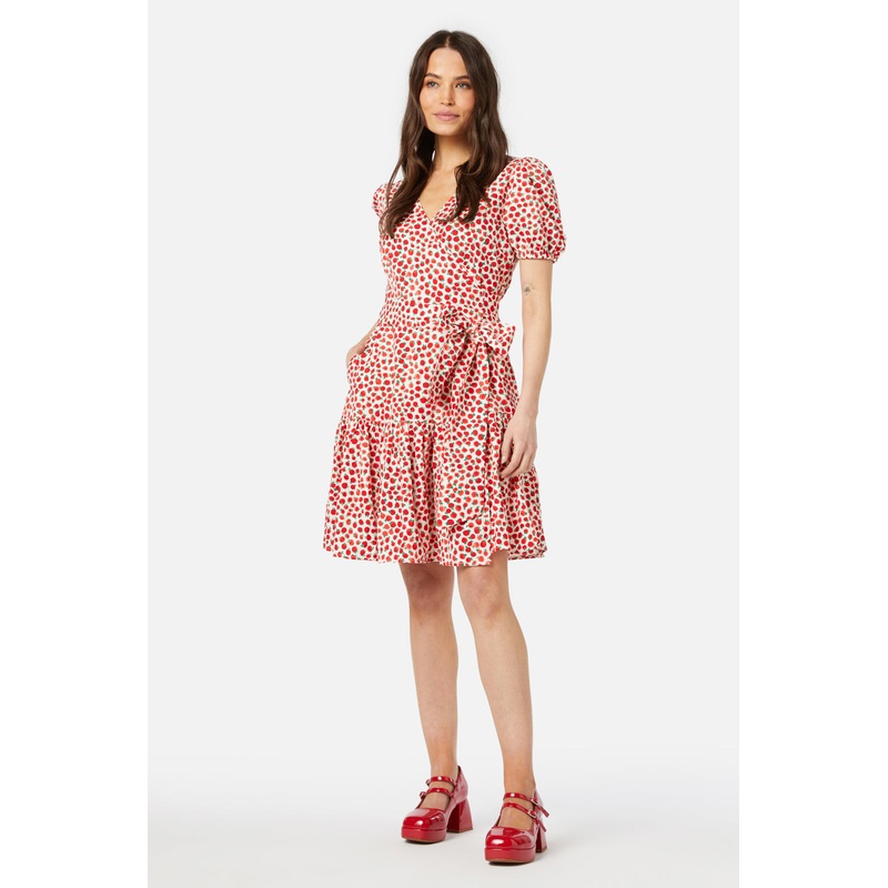 Bessie Mini Wrap Dress