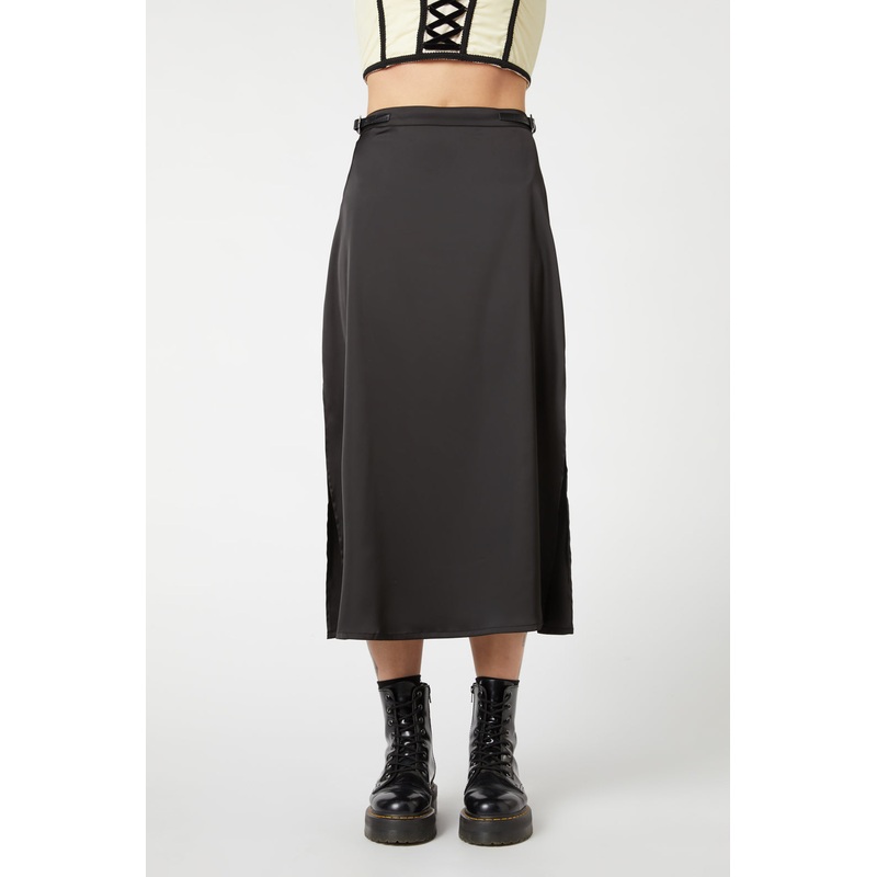 Birth Chart Midi Slit Skirt