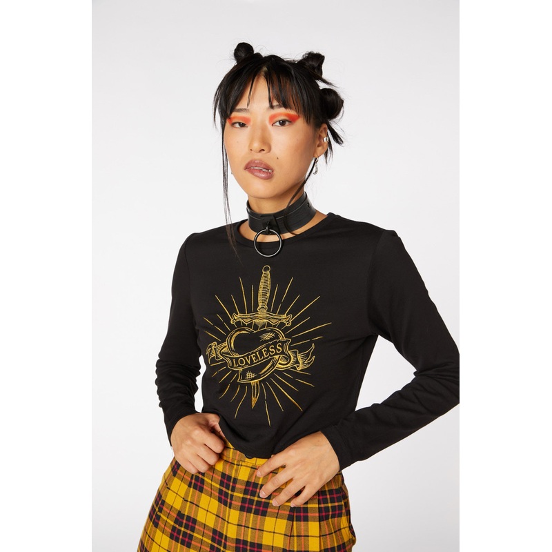 Golden Heart Crop Top