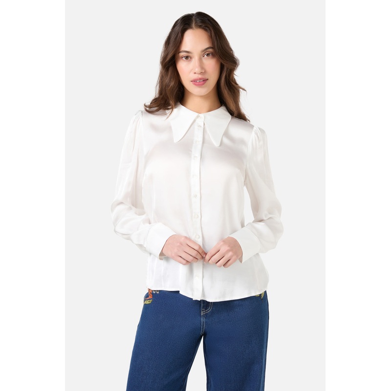 Jane Pointed Collar Shirt