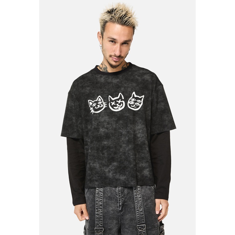 Laneway Graff Acid Wash Tee