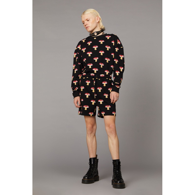 Mushroom Print Short