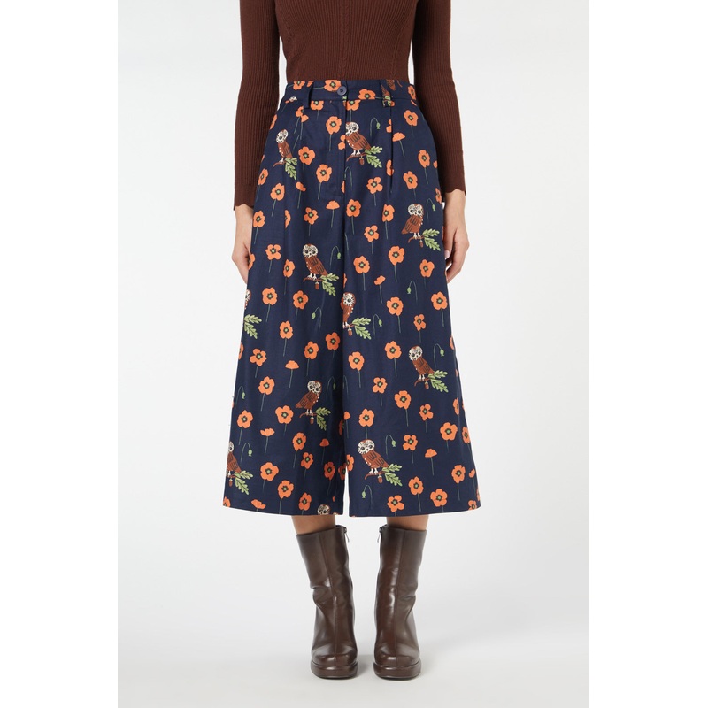 Poppy Owl Skort