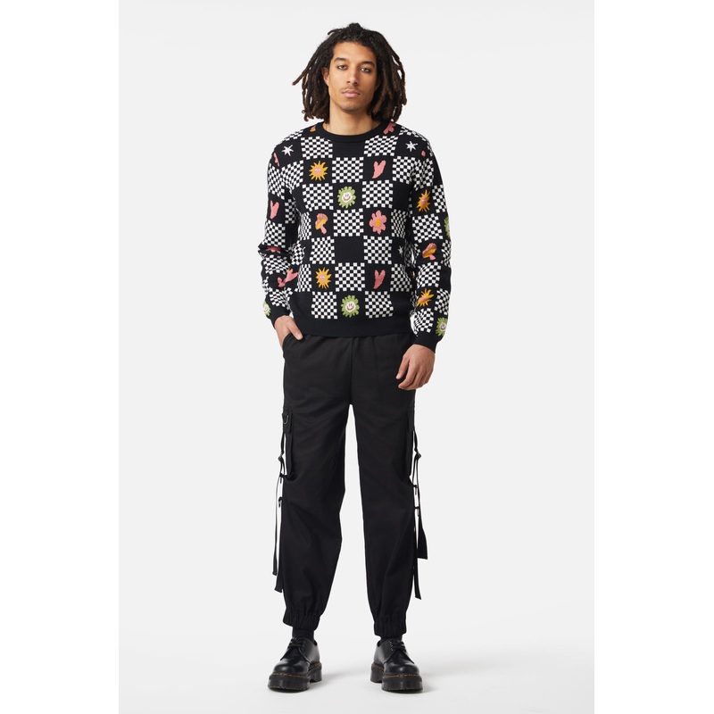 Chess At Picnic Knit