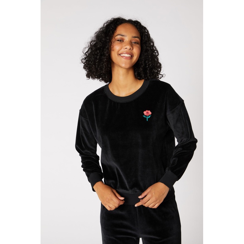 Harlow Velour Sweater