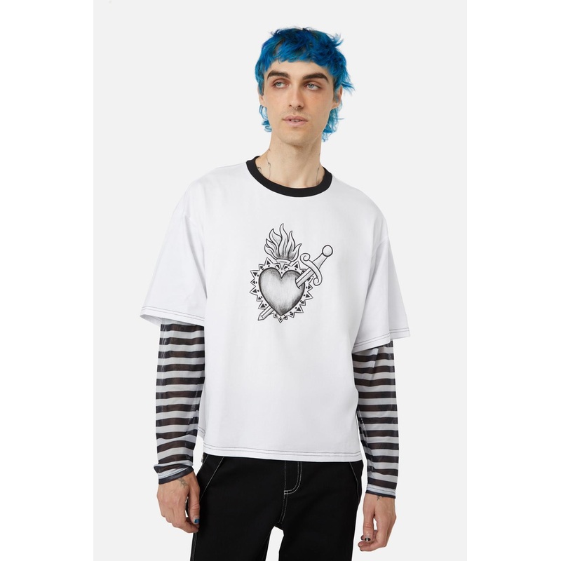Immaculate Contrast LS Tee