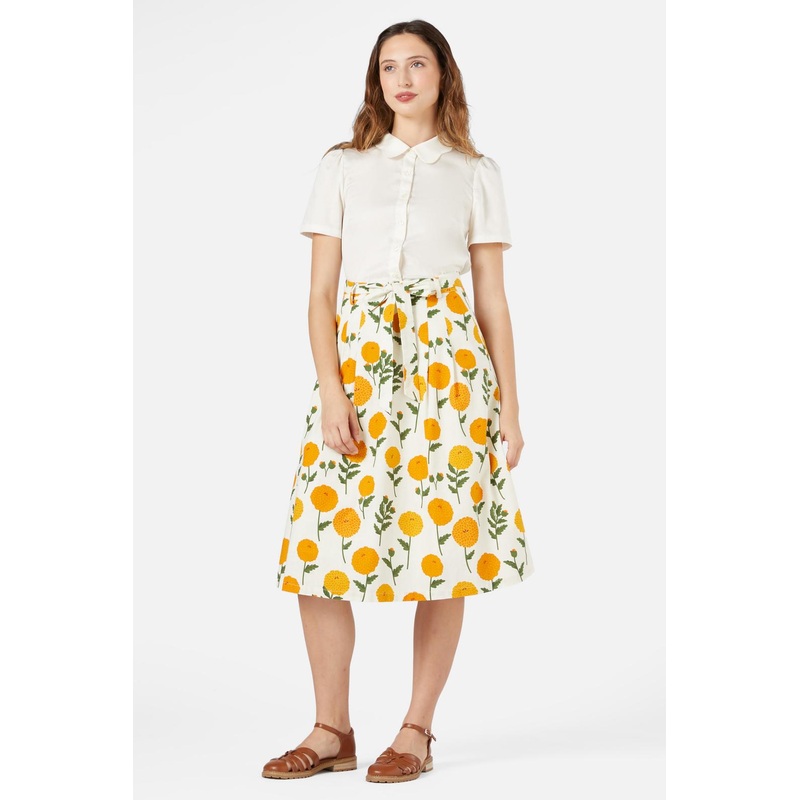 Marie Fleur Midi Skirt