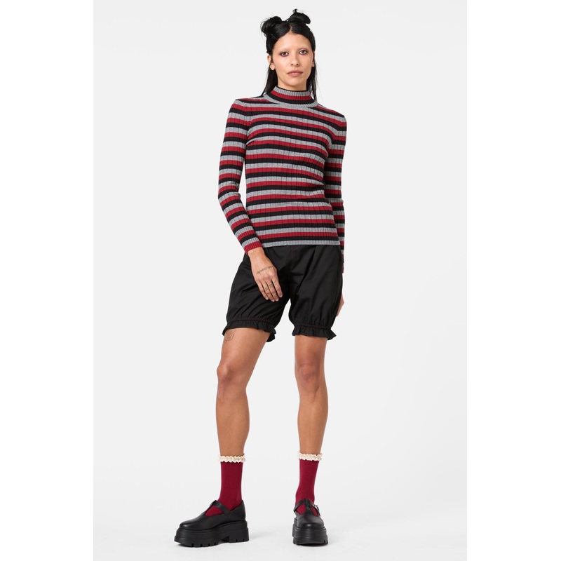 Moggy Tartan Knit Skivvy