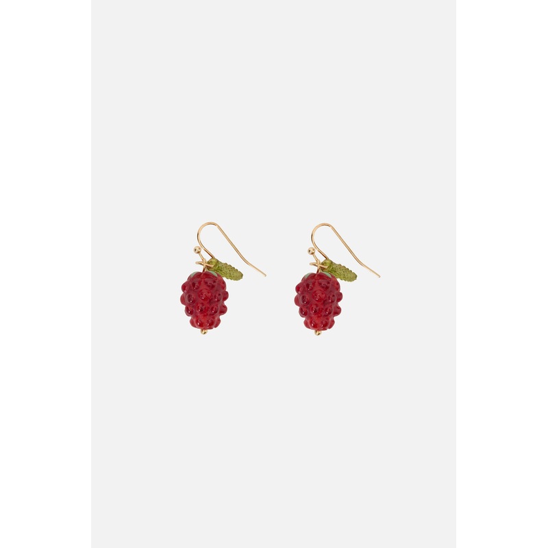 Raspberry Earrings