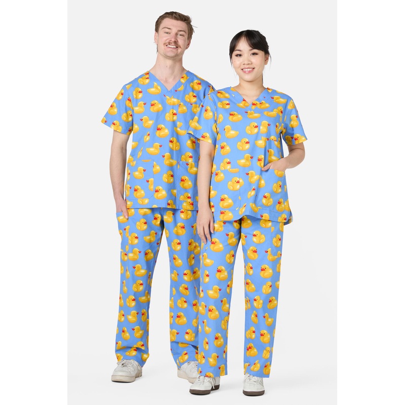 Rubber Ducky Scrub Set