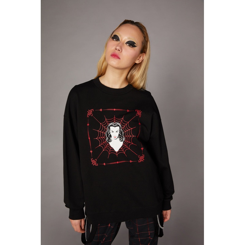 Vampire Print Sweater