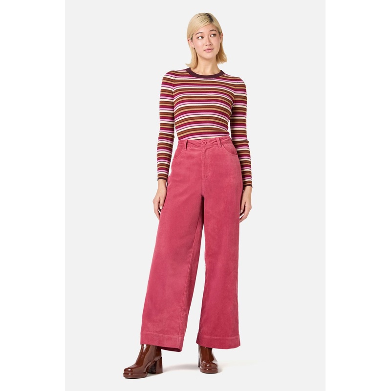 Darcy Stripe Rib Knit Top