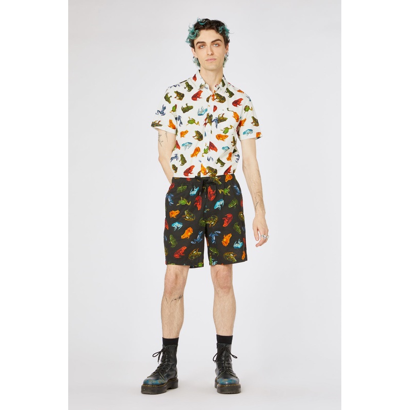 Frog Print Cotton Trunk