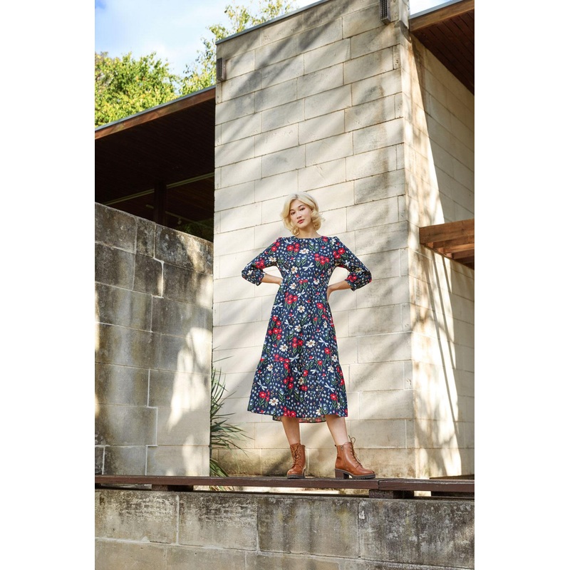 Garden Life Midi Dress