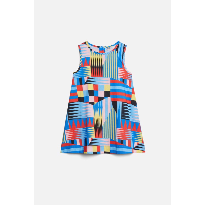 Geo Shift Kids Dress