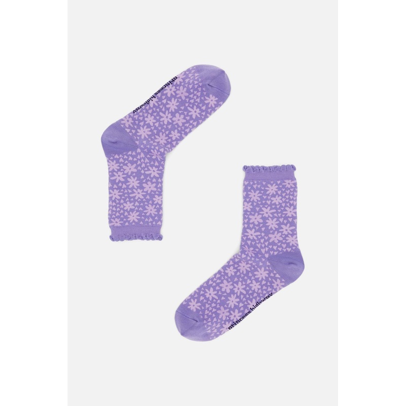 Purple Valentina Socks