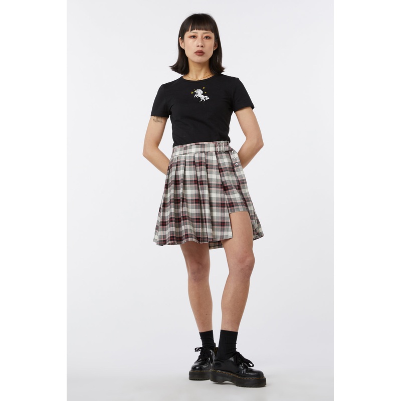 Sass Tartan Pleat Skort