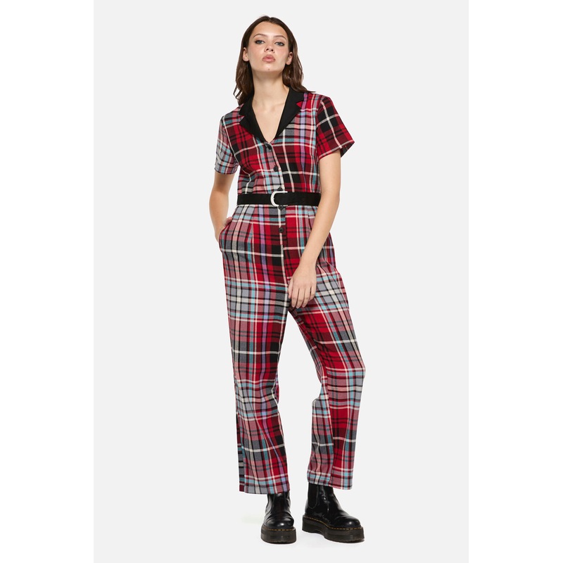 Scorpion Tartan Jumpsuit