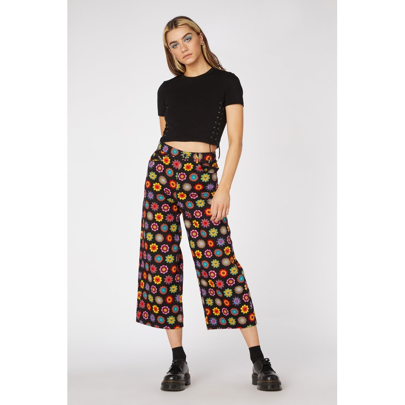 Daisy Cotton Drill Pant