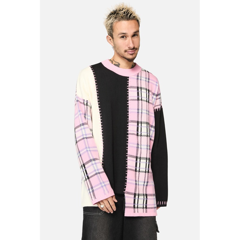 Dragon Scale Tartan Patch Knit