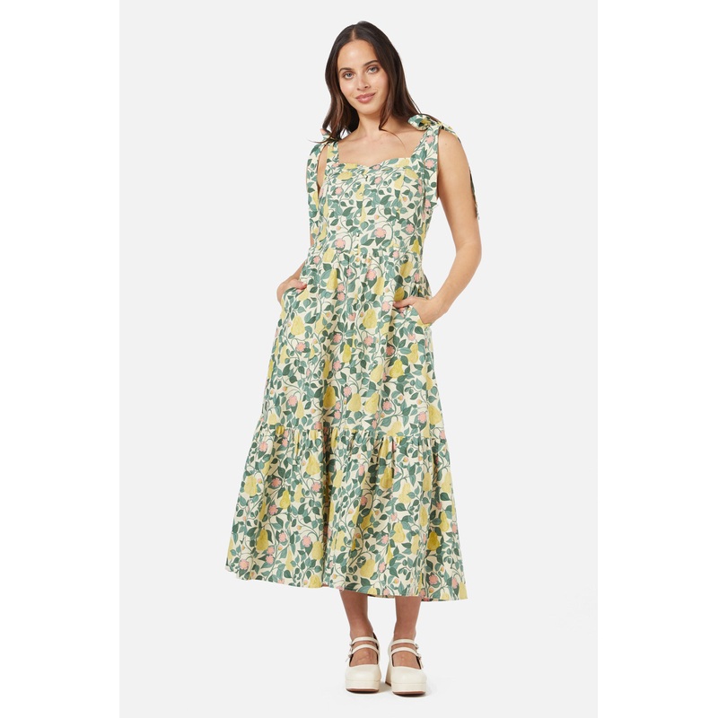Pear Vine Midi Dress